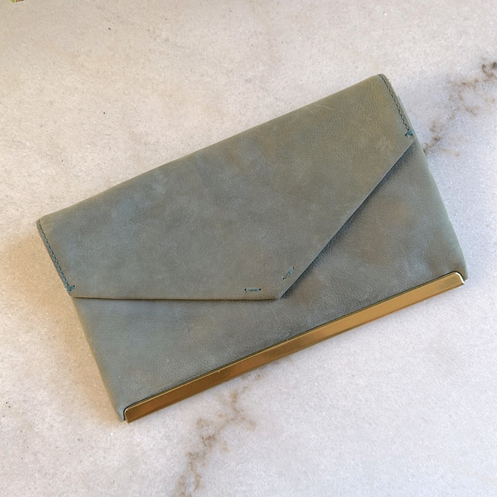 Rare Madewell leather clutch bag